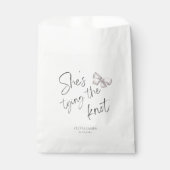 Ze gaat trouwen bridal shower bedankzakje (Voorkant)