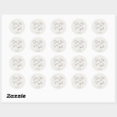 Ze gaat trouwen bruidsdouche ronde sticker (Vel)