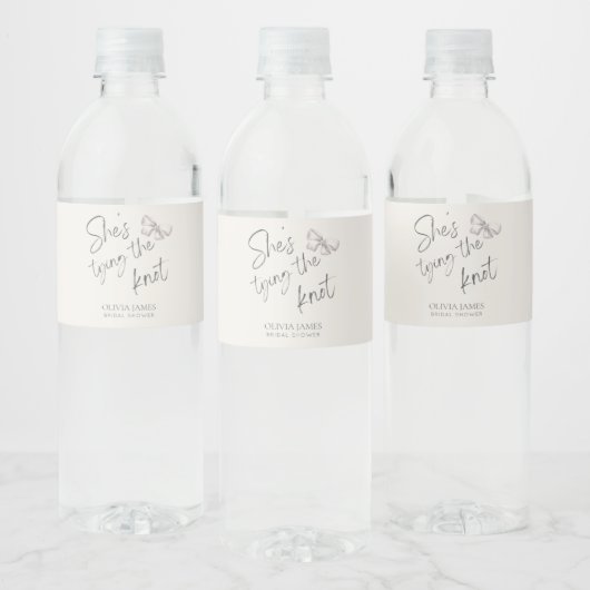 Ze gaat trouwen bruidsdouche waterfles etiket (Flessen)
