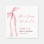 Ze gaat trouwen - Bruidsfeest Servet (Voorkant)