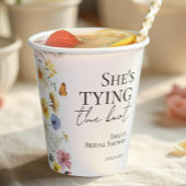 Ze gaat trouwen | Wildflower Bruidsmeisjesfeest Papieren Bekers