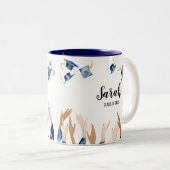 Ze geloofde dat ze Afstuderen Co kon personalisere Tweekleurige Koffiemok (Voorkant rechts)