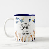 Ze geloofde dat ze Afstuderen Co kon personalisere Tweekleurige Koffiemok (Links)