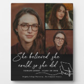 Ze geloofde dat ze Afstuderen kon fotograferen Fotoplaat (Voorkant)