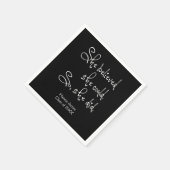 Ze geloofde dat ze Afstuderen kon geven Servetten (Hoek)