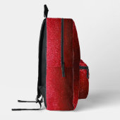 Ze geloofde dat ze Black Red Glitter Sparkles kon Bedrukte Rugzak (Links)