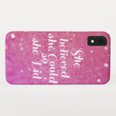 Ze geloofde dat ze dat kon. Case-Mate iPhone case (Achterkant (horizontaal))