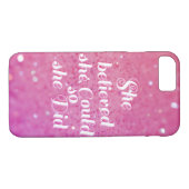 Ze geloofde dat ze dat kon. Case-Mate iPhone case (Achterkant (Horizontaal))