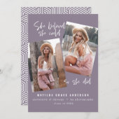 Ze geloofde dat ze dat kon, dus ze deed afstuderen (Voorkant / Achterkant)