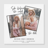 Ze geloofde dat ze dat kon, dus ze deed afstuderen (Voorkant)