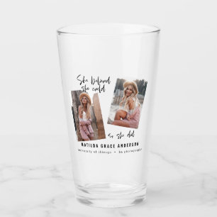 Ze geloofde dat ze dat kon, dus ze deed afstuderen glas