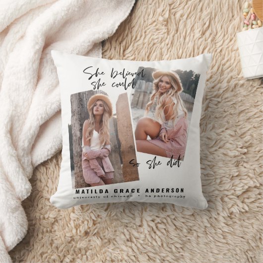 Ze geloofde dat ze dat kon, dus ze deed afstuderen kussen (Deken)