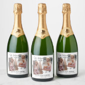 Ze geloofde dat ze dat kon, dus ze deed afstuderen sparkling wijnetiket (Flessen)