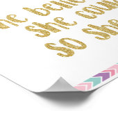 Ze geloofde dat ze dat kon, dus ze deed Poster (Hoek)