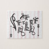 Ze geloofde dat ze dat kon. legpuzzel (Horizontaal)