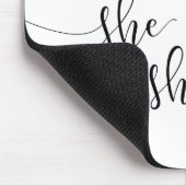 Ze geloofde dat ze dat kon. muismat (Hoek)