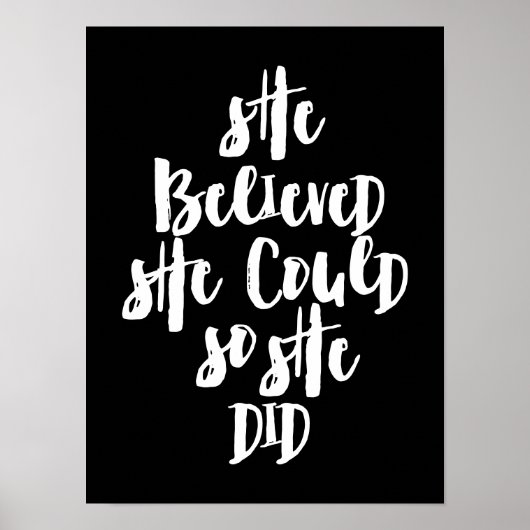 Ze geloofde dat ze dat kon. poster (Voorkant)