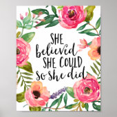 Ze geloofde dat ze dat kon. poster (Voorkant)