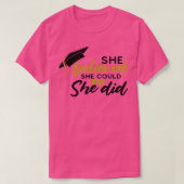 Ze geloofde dat ze dat kon. t-shirt (Design voorkant)