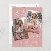 Ze geloofde dat ze dat kon zodat ze afstuderen pos briefkaart (Voorkant / Achterkant)