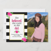 Ze geloofde dat ze de foto van de GraduPartij kon  Kaart (Voorkant)