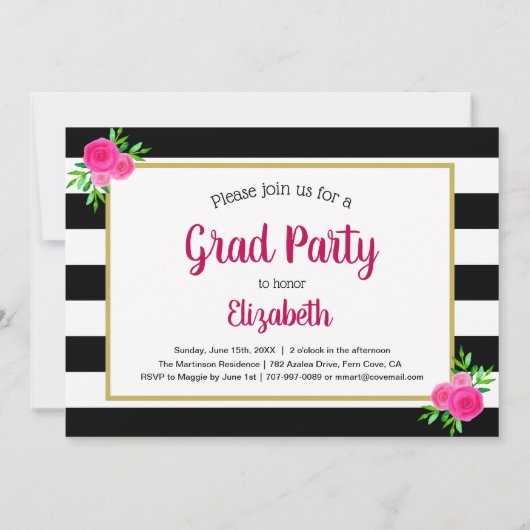 Ze geloofde dat ze de foto van de GraduPartij kon  Kaart (Achterkant)