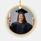 Ze geloofde dat ze een aangepaste foto afstudeerca keramisch ornament (Achterkant)
