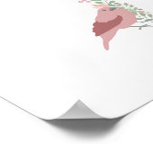 Ze geloofde dat ze een feminist van de vogelgriep  poster (Hoek)