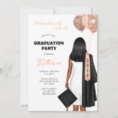 Ze geloofde dat ze een Girl Graduation Party kon h Kaart (Voorkant)