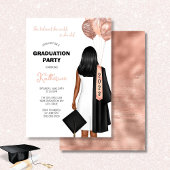 Ze geloofde dat ze een Girl Graduation Party kon h Kaart