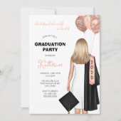 Ze geloofde dat ze een Girl Graduation Party kon h Kaart (Voorkant)