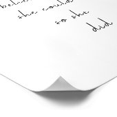 Ze geloofde dat ze een Inspirerend prijsopgave kon Poster (Hoek)