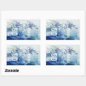 Ze geloofde dat ze een Inspirerend prijsopgave kon Rechthoekige Sticker (Vel)