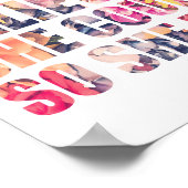 Ze geloofde dat ze een Inspirerend uitspraak kon V Poster (Hoek)