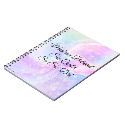 Ze geloofde dat ze het kon doen notitieboek (Linkerzijde)