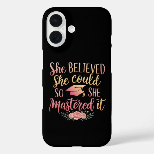 Ze geloofde dat ze het kon, dus beheerste ze het Case-Mate iPhone case (Achterkant)