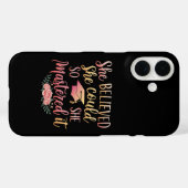 Ze geloofde dat ze het kon, dus beheerste ze het Case-Mate iPhone case (Achterkant (horizontaal))