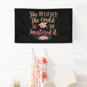 Ze geloofde dat ze het kon, dus beheerste ze het spandoek (Insitu)