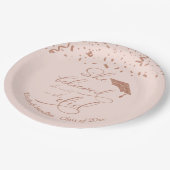 Ze geloofde dat ze het kon, dus deed ze Afstudeerd Papieren Bordje (Gekanteld)