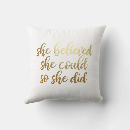 Ze geloofde dat ze het kon, dus deed ze dat kussen (Achterkant)