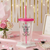 Ze geloofde dat ze het kon, dus deed ze het Bloemr Acryl Drinkbeker