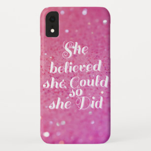 Ze geloofde dat ze het kon dus deed ze het Case-Mate iPhone case