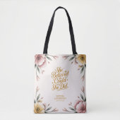 Ze geloofde dat ze het kon, dus deed ze het | Flor Tote Bag (Voorkant)