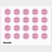 Ze geloofde dat ze het kon, dus deed ze het – Insp Ronde Sticker (Vel)