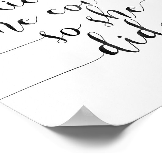 Ze geloofde dat ze het kon, dus deed ze het poster (Hoek)