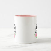 Ze geloofde dat ze het kon, dus deed ze het tweekleurige koffiemok (Center)