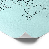 Ze geloofde dat ze het kon, dus deed ze Inspireren Poster (Hoek)