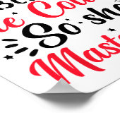 Ze geloofde dat ze het kon, dus ze bediende het de poster (Hoek)