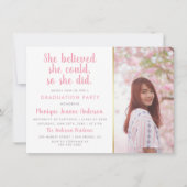Ze geloofde dat ze het kon, dus ze deed het Afstud Kaart (Voorkant)