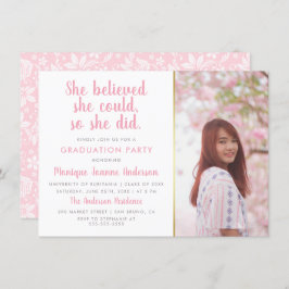 Ze geloofde dat ze het kon, dus ze deed het Afstud Kaart